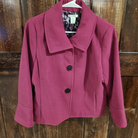 Laura Ashley pea coat / swing coat Large - Picture 1 of 8